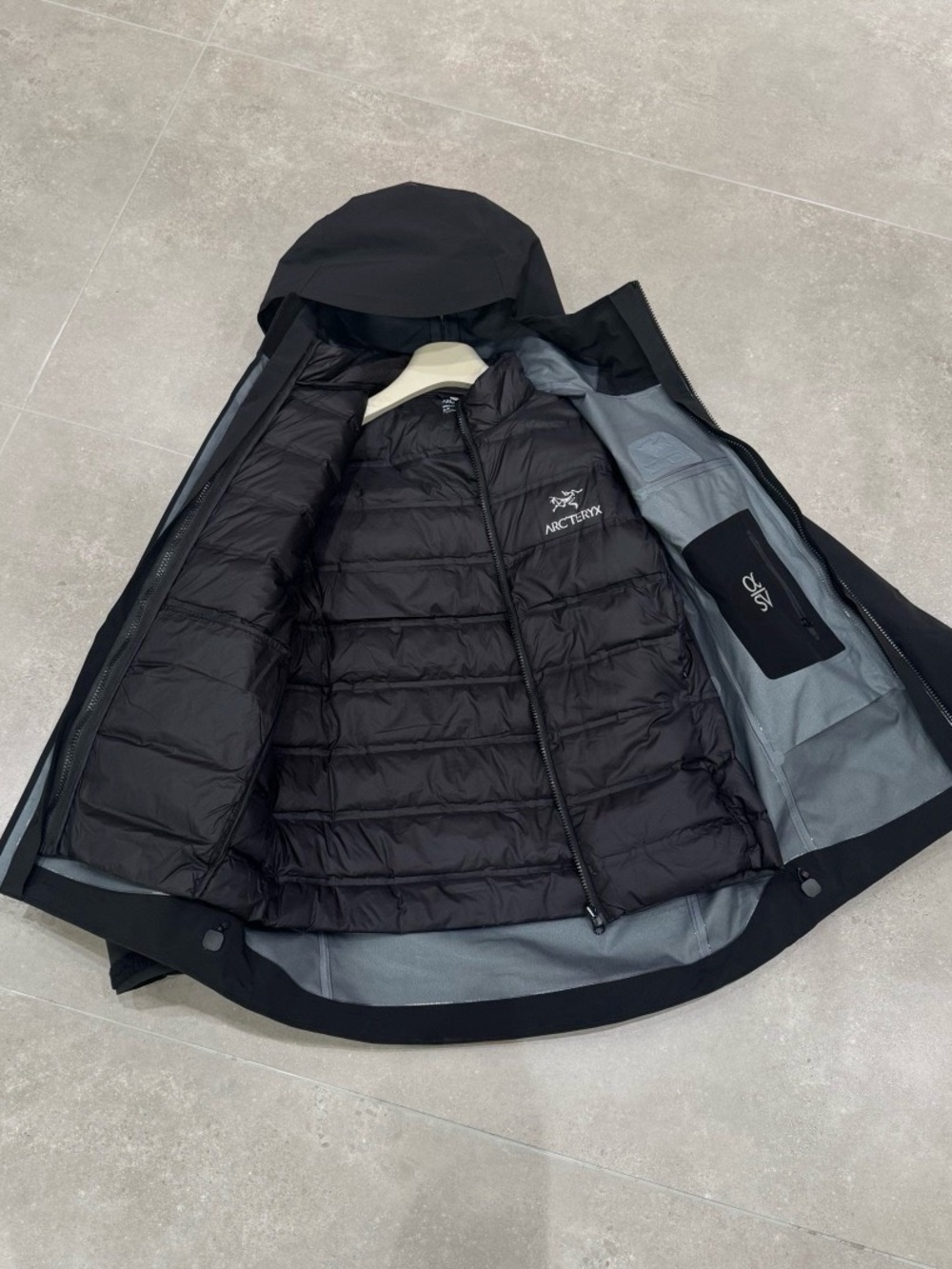 Arc'teryx Black Women's Ski Jacket with Insulated Inner Layer